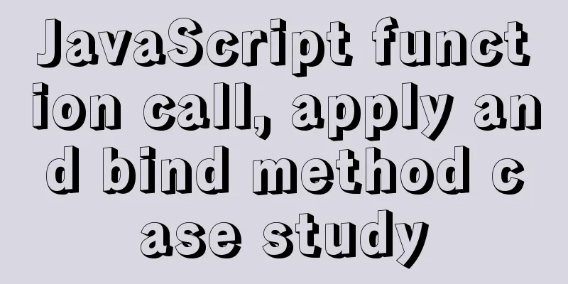 JavaScript function call, apply and bind method case study