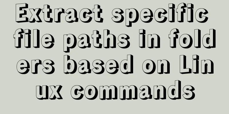 Extract specific file paths in folders based on Linux commands