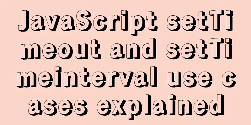 JavaScript setTimeout and setTimeinterval use cases explained
