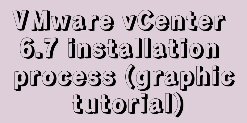 VMware vCenter 6.7 installation process (graphic tutorial)