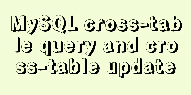 MySQL cross-table query and cross-table update