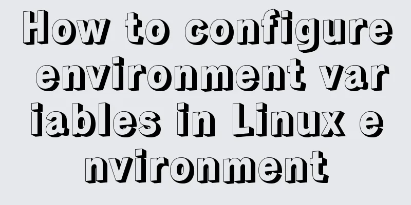 How to configure environment variables in Linux environment