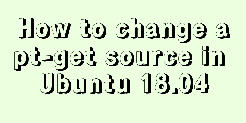 How to change apt-get source in Ubuntu 18.04