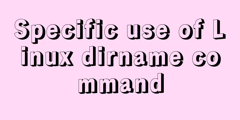 Specific use of Linux dirname command