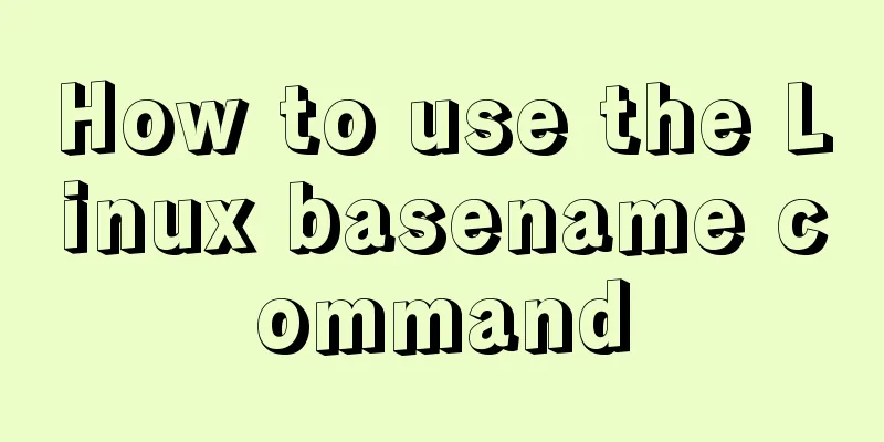 How to use the Linux basename command