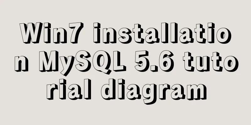 Win7 installation MySQL 5.6 tutorial diagram
