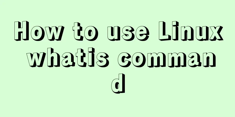 How to use Linux whatis command