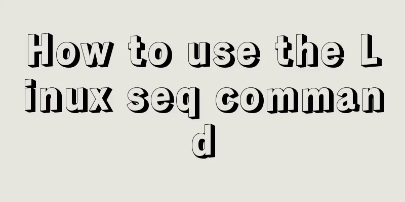 How to use the Linux seq command