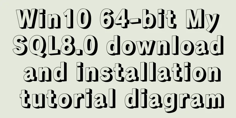 Win10 64-bit MySQL8.0 download and installation tutorial diagram
