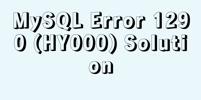 MySQL Error 1290 (HY000) Solution