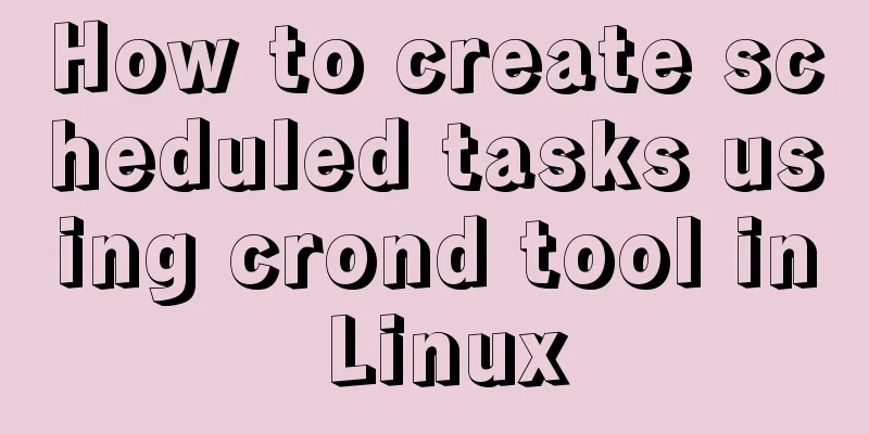 How to create scheduled tasks using crond tool in Linux