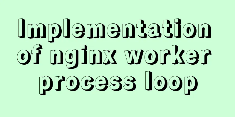 Implementation of nginx worker process loop
