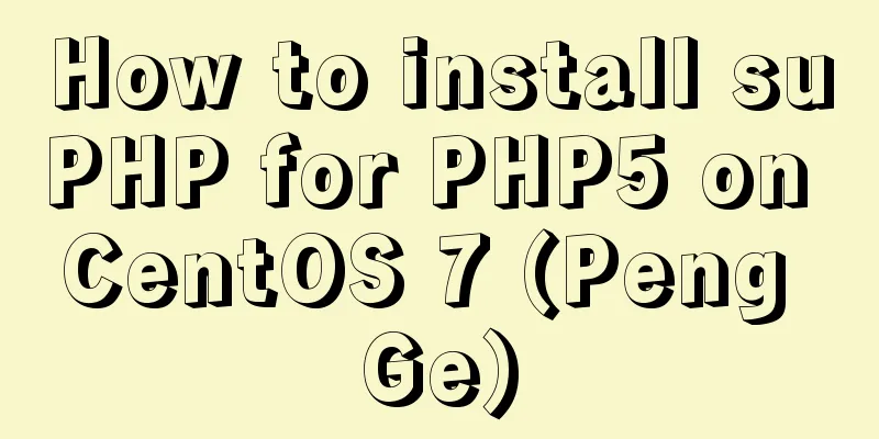 How to install suPHP for PHP5 on CentOS 7 (Peng Ge)