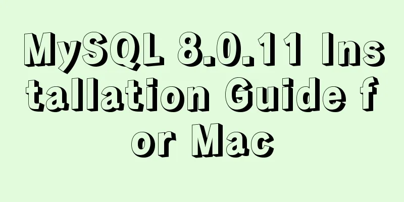 MySQL 8.0.11 Installation Guide for Mac
