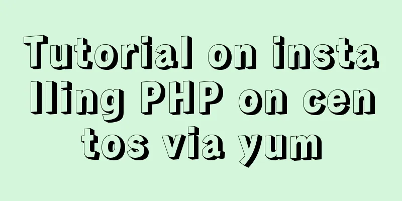 Tutorial on installing PHP on centos via yum