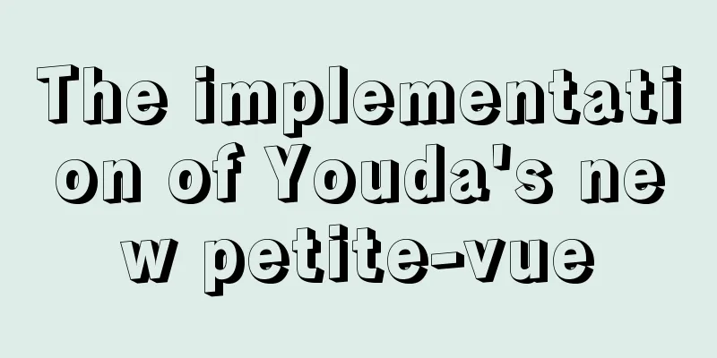 The implementation of Youda's new petite-vue