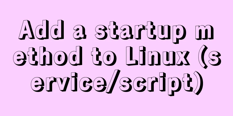 Add a startup method to Linux (service/script)