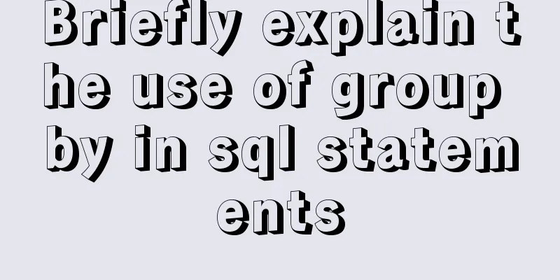Briefly explain the use of group by in sql statements