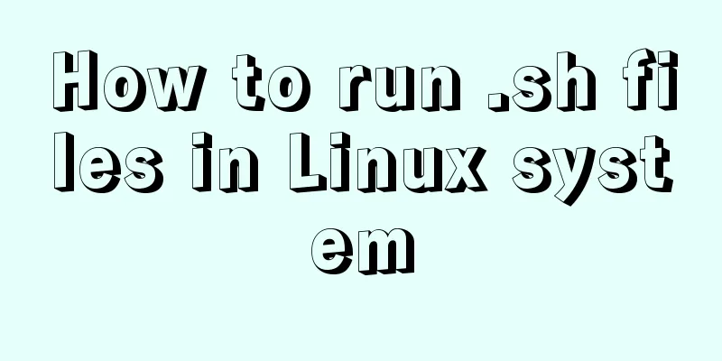 How to run .sh files in Linux system