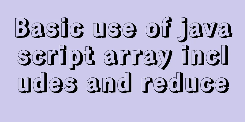 Basic use of javascript array includes and reduce