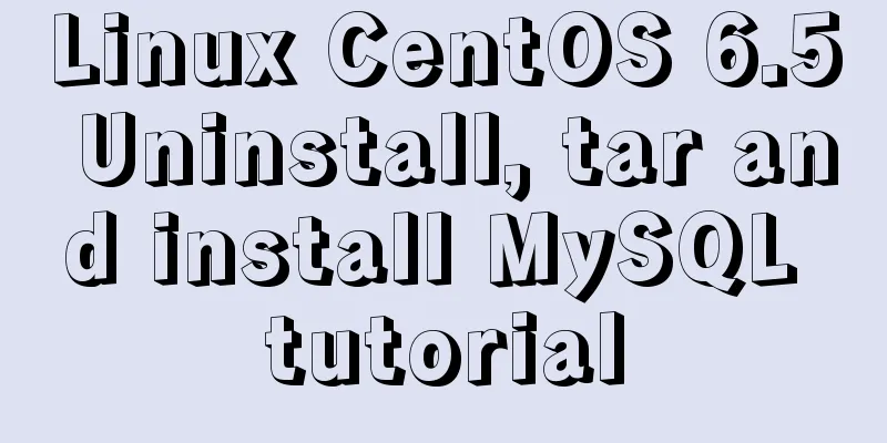 Linux CentOS 6.5 Uninstall, tar and install MySQL tutorial