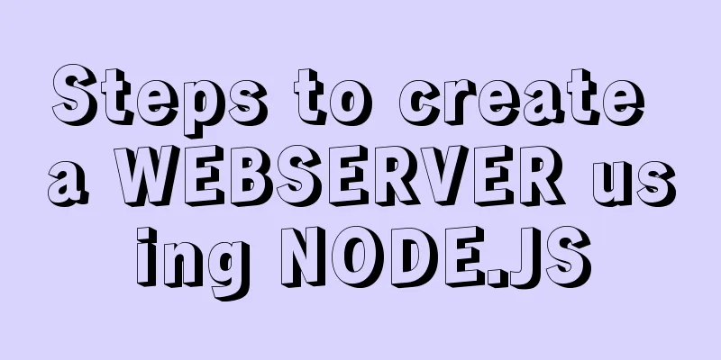 Steps to create a WEBSERVER using NODE.JS