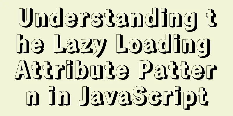 Understanding the Lazy Loading Attribute Pattern in JavaScript