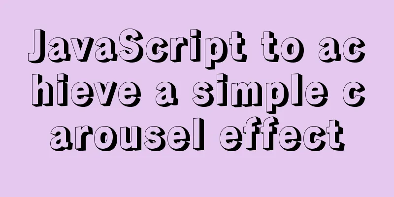 JavaScript to achieve a simple carousel effect