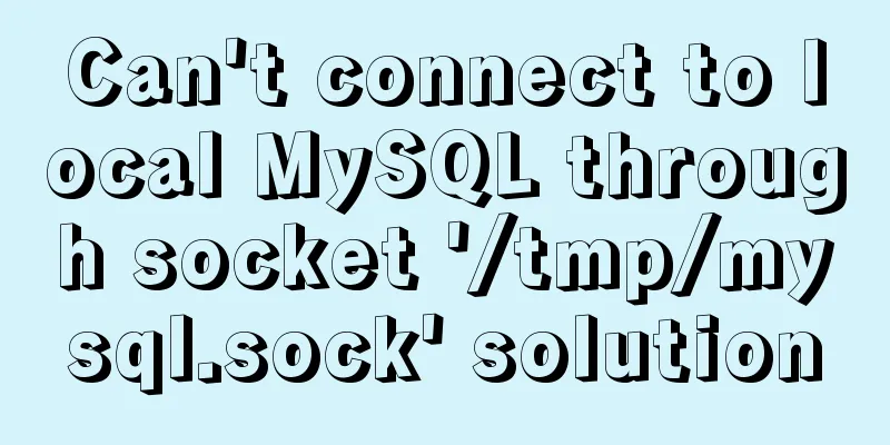 Can't connect to local MySQL through socket '/tmp/mysql.sock' solution