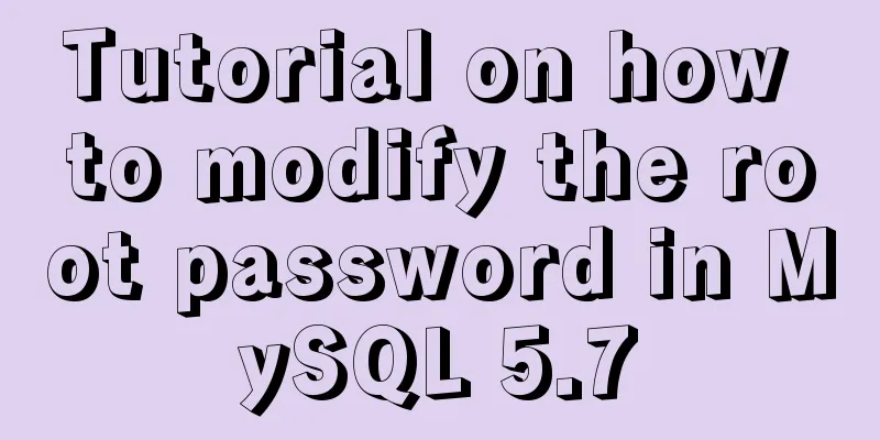 Tutorial on how to modify the root password in MySQL 5.7