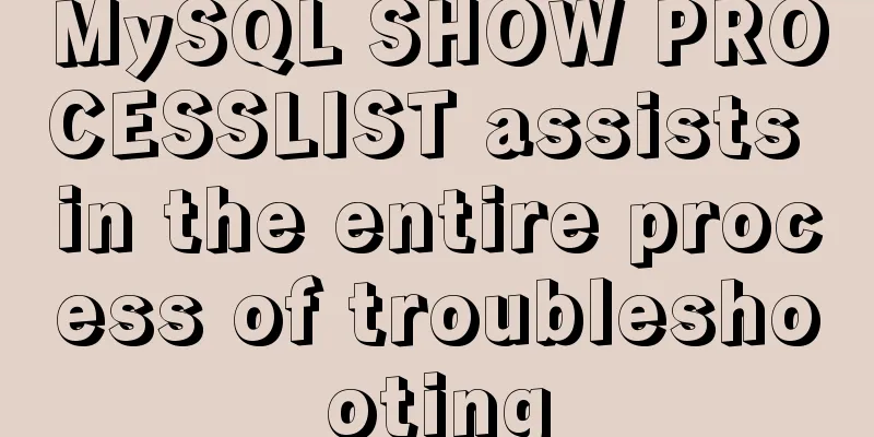 MySQL SHOW PROCESSLIST assists in the entire process of troubleshooting