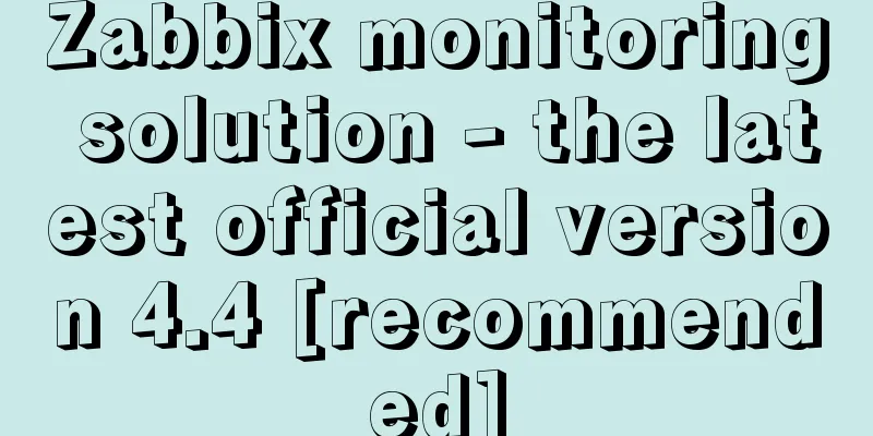 Zabbix monitoring solution - the latest official version 4.4 [recommended]