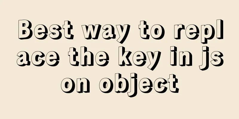 Best way to replace the key in json object