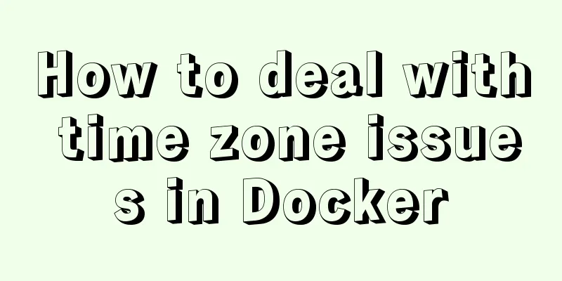 How to deal with time zone issues in Docker