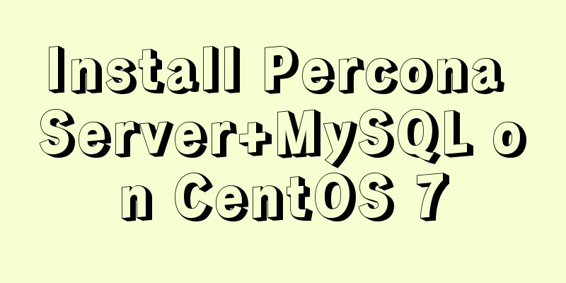 Install Percona Server+MySQL on CentOS 7