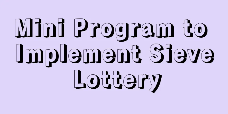 Mini Program to Implement Sieve Lottery