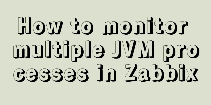 How to monitor multiple JVM processes in Zabbix