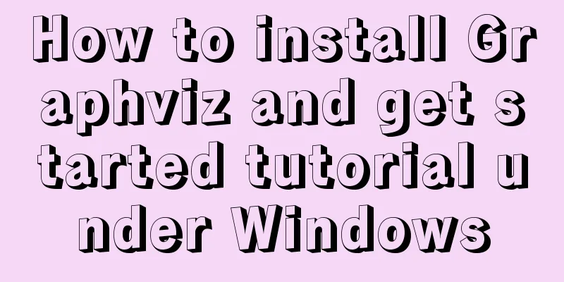 How to install Graphviz and get started tutorial under Windows