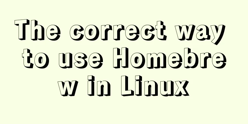 The correct way to use Homebrew in Linux