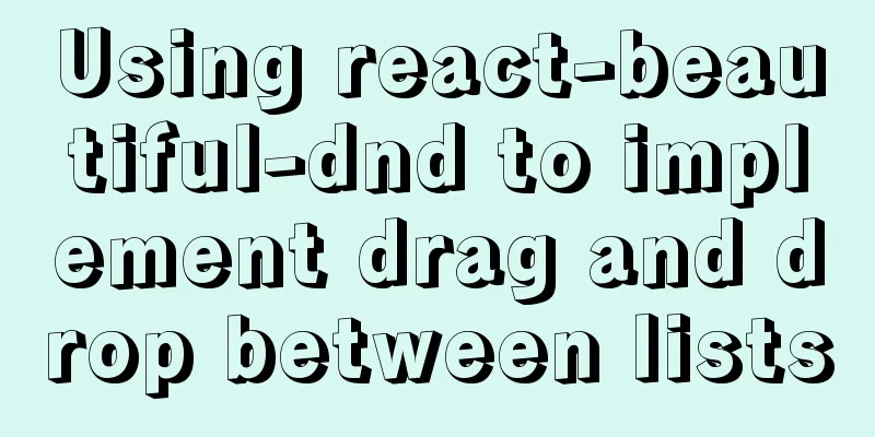 Using react-beautiful-dnd to implement drag and drop between lists