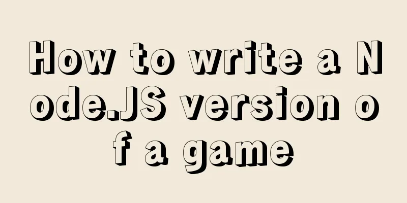 How to write a Node.JS version of a game