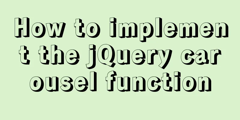 How to implement the jQuery carousel function
