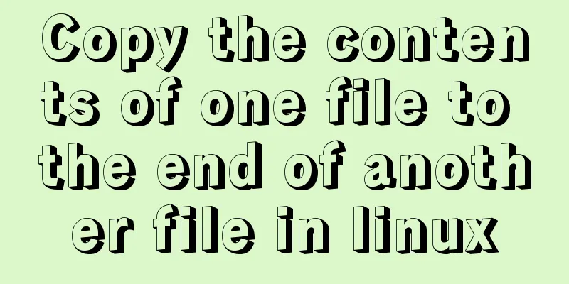 Copy the contents of one file to the end of another file in linux