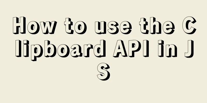 How to use the Clipboard API in JS