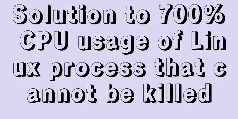 Solution to 700% CPU usage of Linux process that cannot be killed
