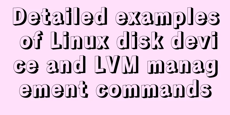 Detailed examples of Linux disk device and LVM management commands