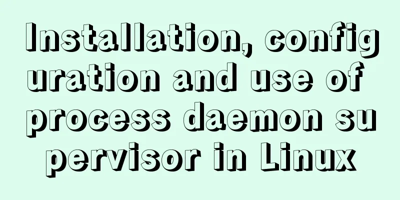 Installation, configuration and use of process daemon supervisor in Linux