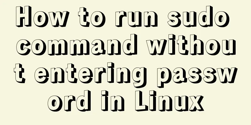 How to run sudo command without entering password in Linux