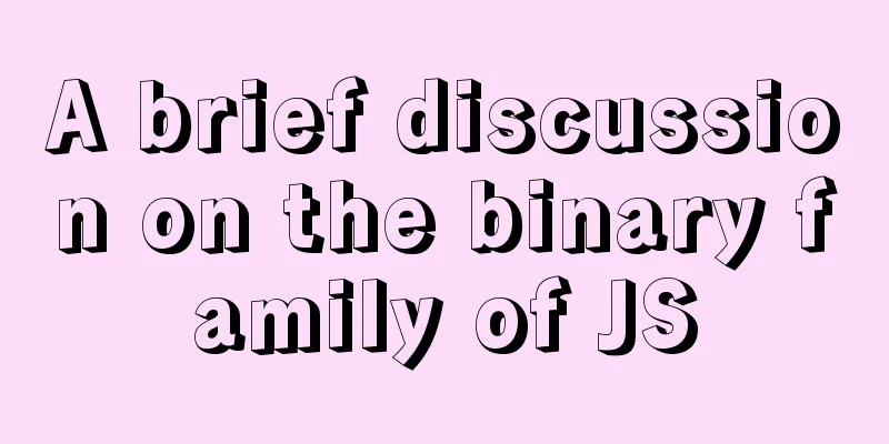 A brief discussion on the binary family of JS