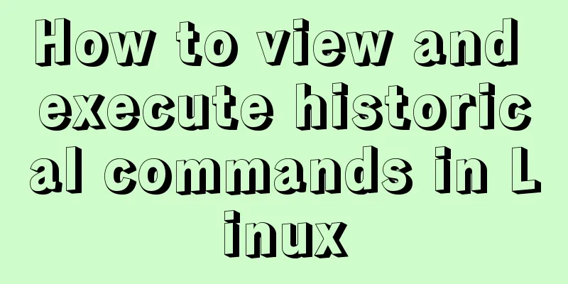How to view and execute historical commands in Linux